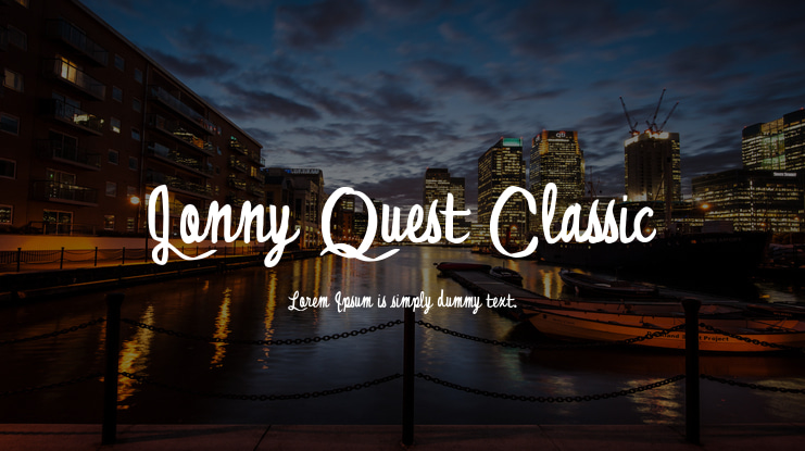 Jonny Quest Classic Font