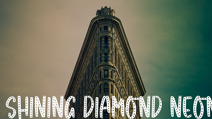 Shining Diamond Neon Font Family