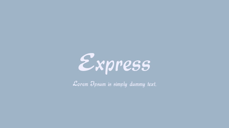 Express Font