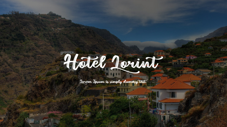 Hotel Lorint Font