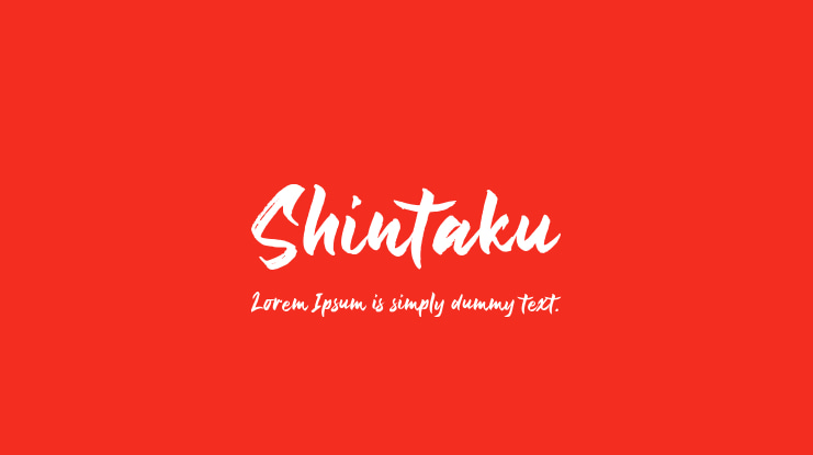 Shintaku Font