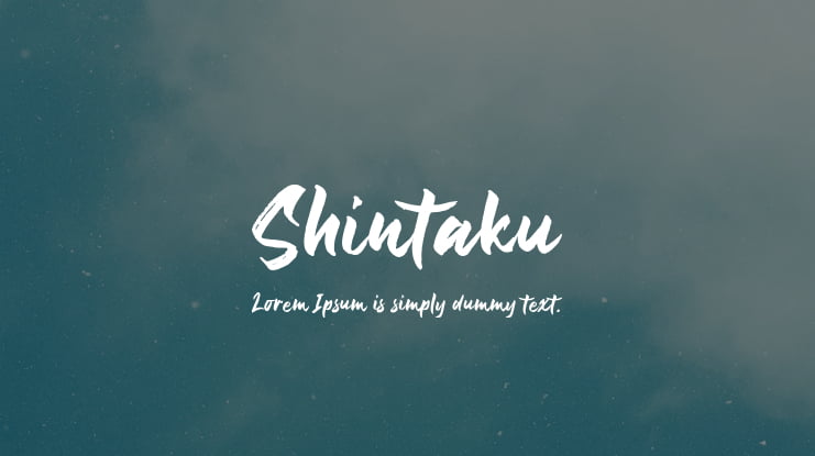 Shintaku Font