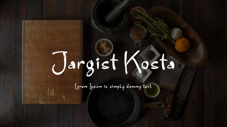 Jargist Kosta Font