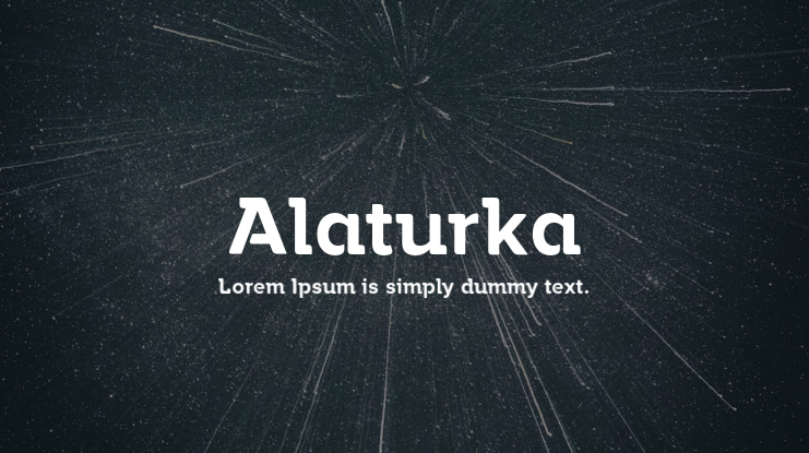 Alaturka Font Family