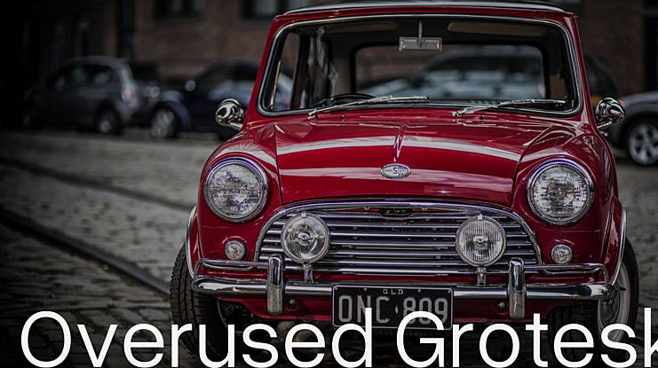 Overused Grotesk Font Family