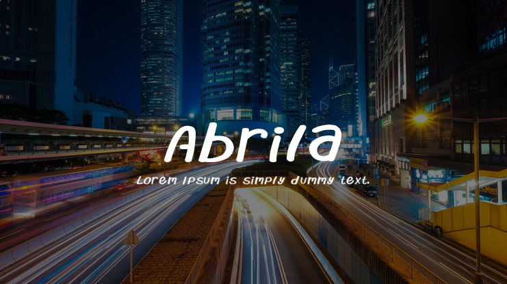 Abrila Font