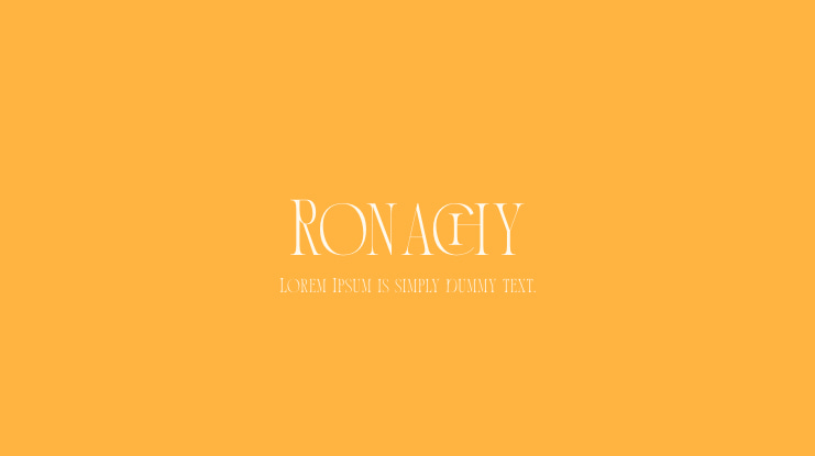 Ronachy Font