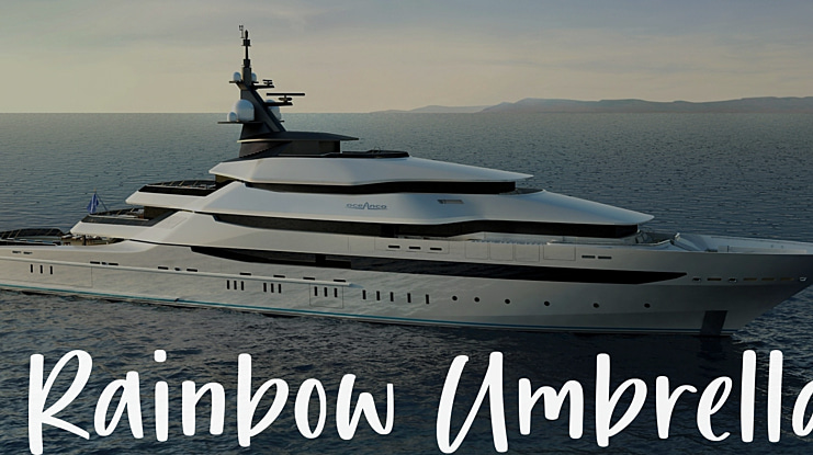Rainbow Umbrella Font