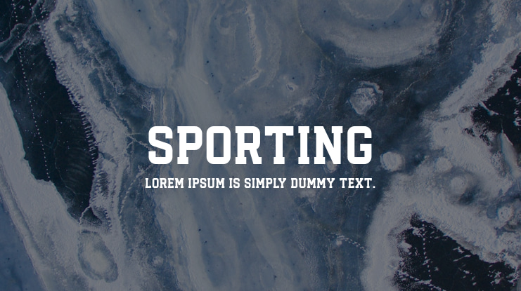 Sporting Font