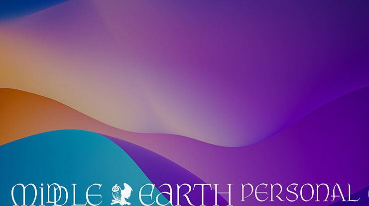 Middle Earth PERSONAL USE Font