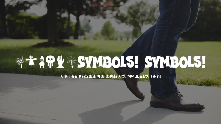 Black Wizard Symbols Font