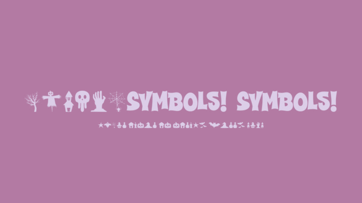 Black Wizard Symbols Font