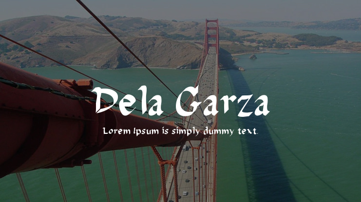 Dela Garza Font