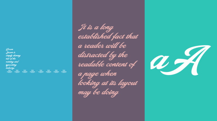 Picturama Founder PERSONAL Font