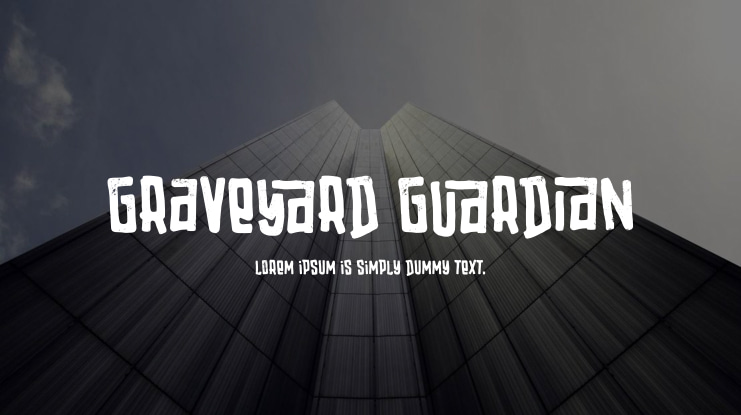 Graveyard Guardian Font