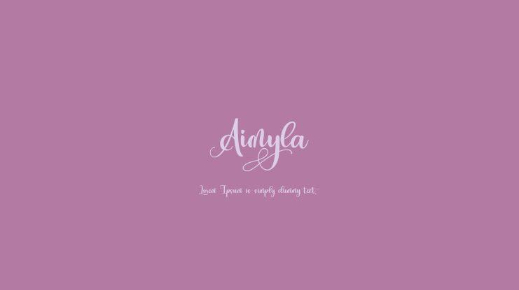 Aimyla Font