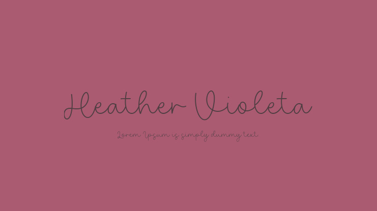 Heather Violeta Font