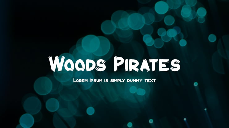 Woods Pirates Font