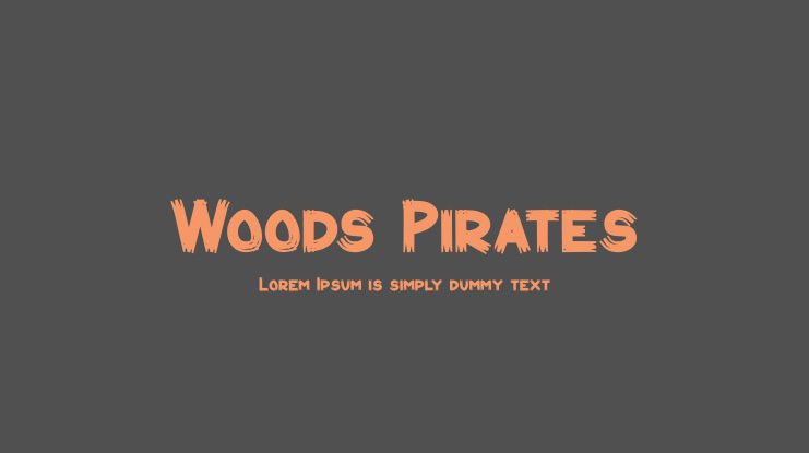 Woods Pirates Font
