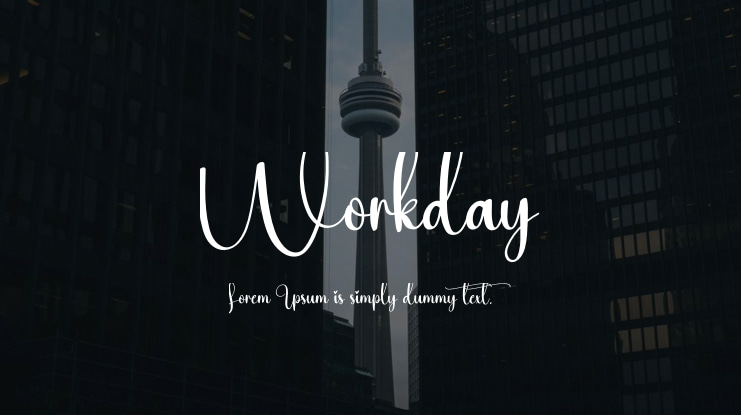 Workday Font