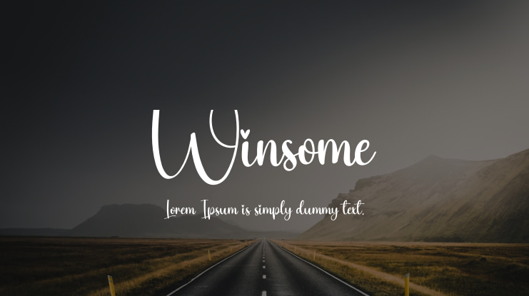 Winsome Font