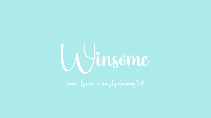 Winsome Font