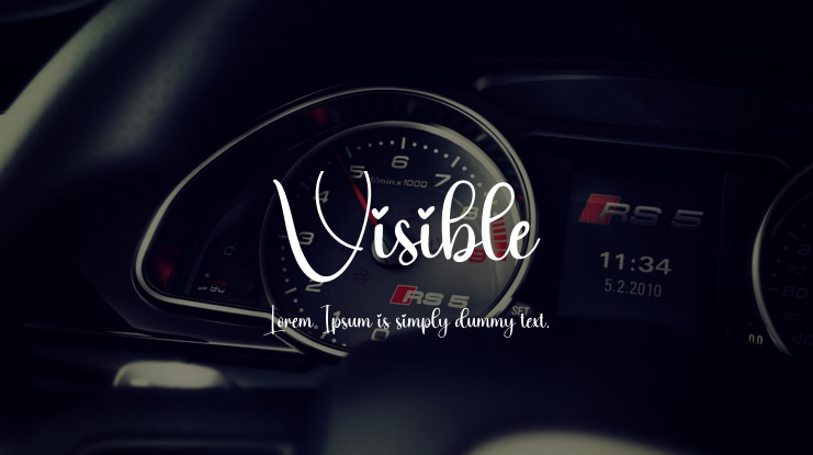 Visible Font