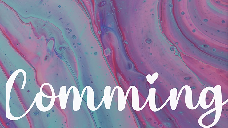 Comming Font