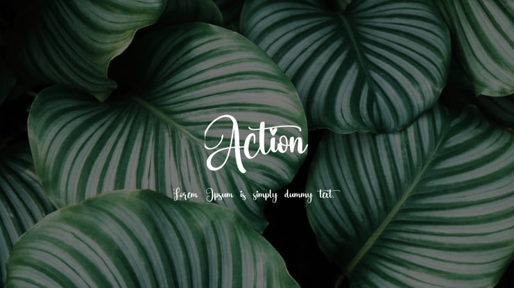 Action Font