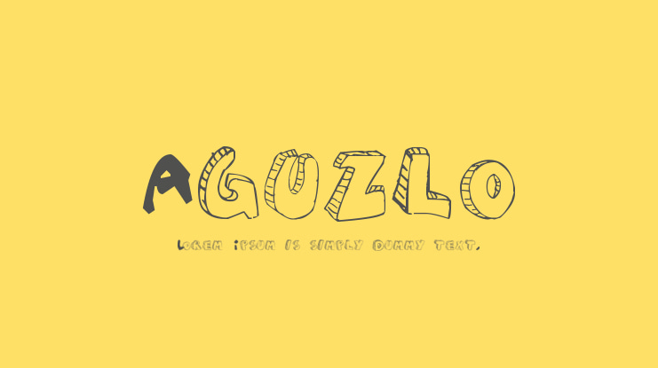 Aguzlo Font