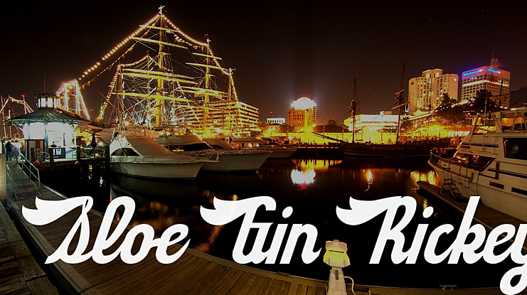 Sloe Gin Rickey Font