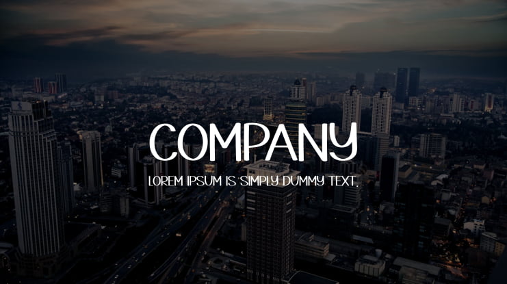 Company Font
