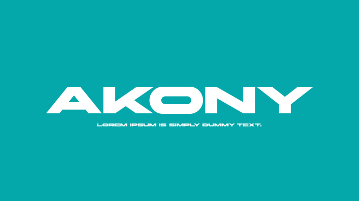 AKONY Font