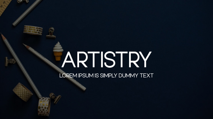 Artistry Font Family