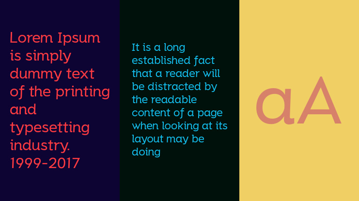 NeverMind semi-serif Font Family