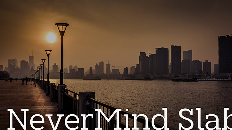 NeverMind Slab Font Family