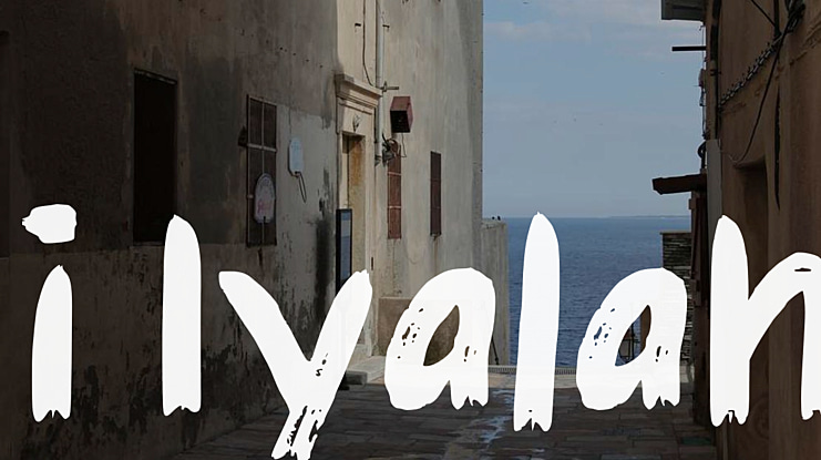 i Iyalah Font