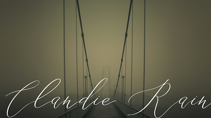Clandie Rain Font