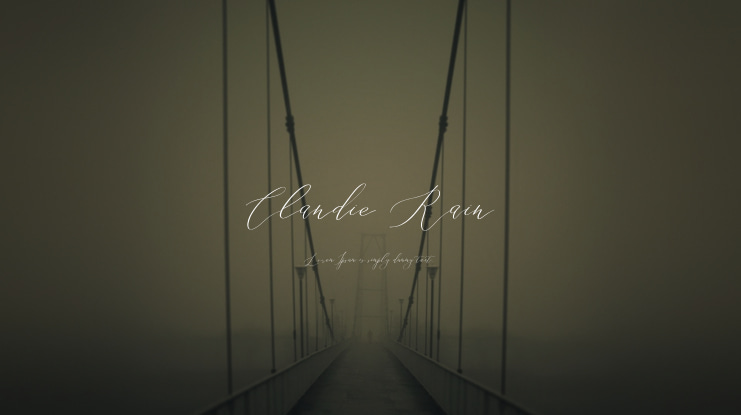 Clandie Rain Font