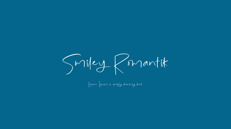 Smiley Romantik Font