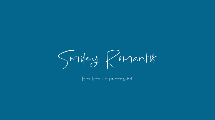 Smiley Romantik Font