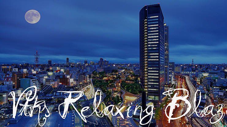 Vtks Relaxing Blaze Font