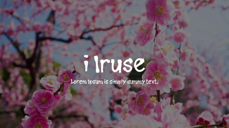 i Iruse Font