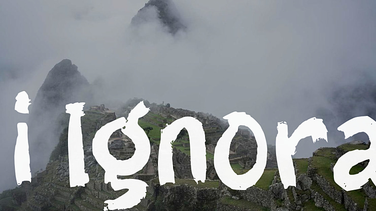 i Ignora Font