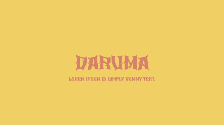 DARUMA Font