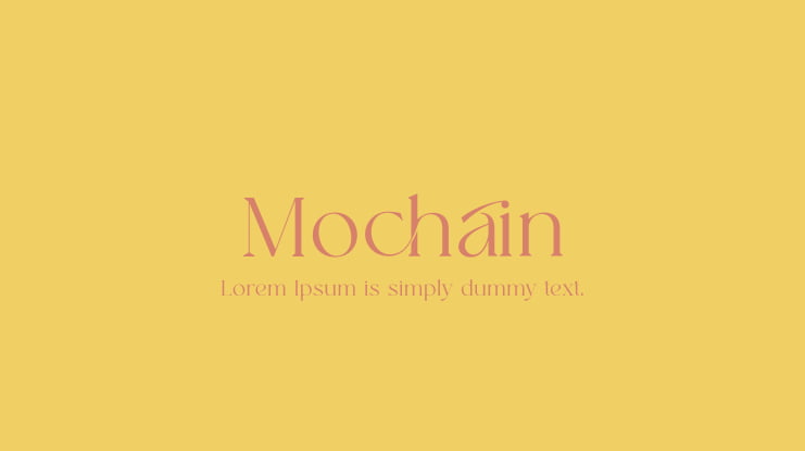 Mochain Font