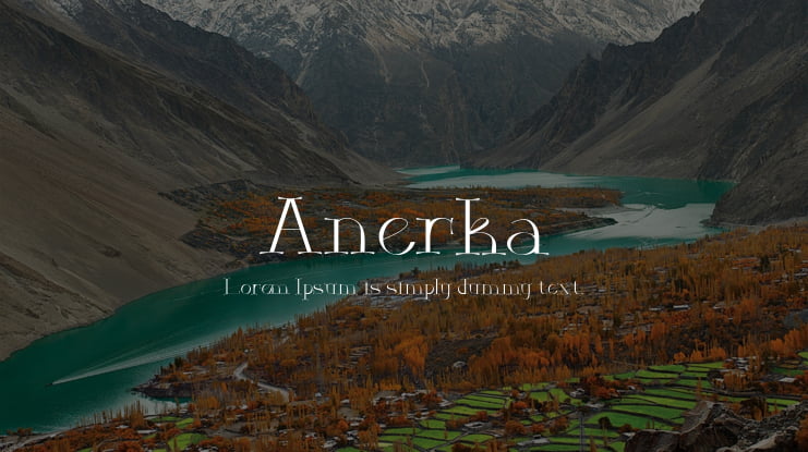 Anerka Font