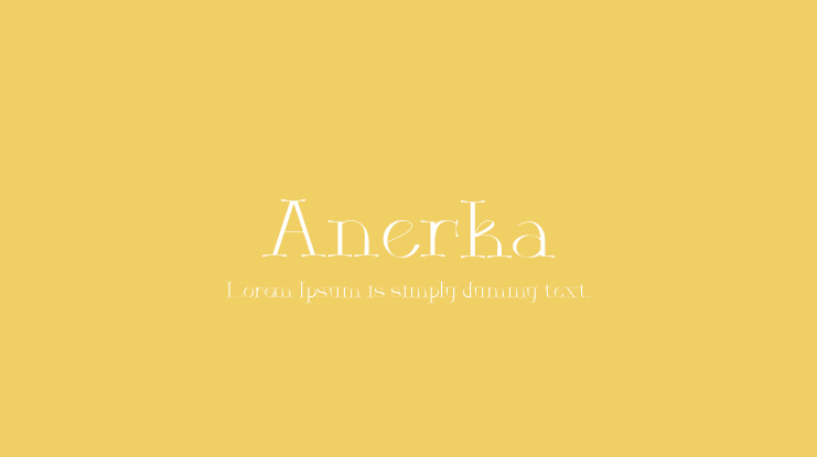Anerka Font