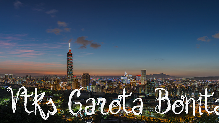 Vtks Garota Bonita Font