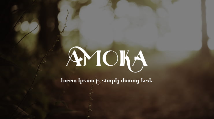 AMOKA Font